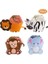 Cupcake Sarmalayıcılar 1 Orman Hayvan Sofra Vahşi Bir Doğum Günü Partisi Dekoru Boys Orman Parti Malzemeleri Jungle Safari Tema Parti Dekoru Bebek Duş (Yurt Dışından) 2