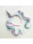 Pembe Unicorn 1. Doğum Günü Kız Kafa Bandı Bebek Duş Parti Sevimli Çocuklar Saç Çember Hairbands Aksesuarları Unicorn Parti Dekor Şapkalar (Yurt Dışından) 3