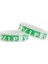Vıp Yeşil 250X19MM 100 Adet Parti Dekorasyon Kağıt Bilezik Sentetik Kağıt Bileklikler Toplantı Yapışkan Vıp Düz Renkli Kağıt Bileklik Parti Bileklik (Yurt Dışından) 1