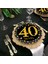 30TH Zemin Mutlu 30 40 50 Doğum Günü Siyah Altın Doğum Günü Partisi Dekorasyon Evlilik Yıldönümü Yetişkin 30TH 40TH 50TH Doğum Günü Partisi Zemin (Yurt Dışından) 4