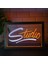 Beyaz ve Turuncu 23X17 cm Stüdyo Kayıt Canlı Yeni Çift Renkli LED Neon Burcu Fotoğraf Çerçevesi Yaratıcı Masa Lambası Yatak Odası Masası Ahşap 3D Gece Lambası (Yurt Dışından) 1