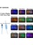 Kırmızı ve Mor 23X17 cm Buradan Sipariş Verin Kasiyer Dükkanı Çift Renkli LED Neon Burcu Fotoğraf Çerçevesi Yaratıcı Masa Lambası Yatak Odası Masası Ahşap 3D Gece Lambası (Yurt Dışından) 4