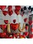 MIX15PCS B 32 Inç Altın Seni Seviyorum Kırmızı Kalp Folyo Balonlar Düğün Sevgililer Günü Dekor Yıldönümü Doğum Günü Partisi Süslemeleri Aşk Balonu (Yurt Dışından) 1