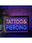 Mavi ve Sarı 23X17 cm Dövme Piercing LED Neon Burcu Fotoğraf Çerçevesi Yaratıcı Masa Lambası Yatak Odası Masası Ahşap 3D Gece Lambası (Yurt Dışından) 1