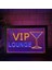 Mavi ve Sarı 23X17 cm Vıp Salonu Kokteyller LED Neon Burcu Fotoğraf Çerçevesi Yaratıcı Masa Lambası Yatak Odası Masası Ahşap 3D Gece Lambası (Yurt Dışından) 1