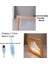 1 Renk Sıcak Renk 23X17 cm Bar Açık Ev Dekor Çift Renkli LED Neon Burcu Fotoğraf Çerçevesi Yaratıcı Masa Lambası Yatak Odası Masası Ahşap 3D Gece Lambası (Yurt Dışından) 5