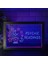 Mavi ve Kırmızı 23X17 cm Psişik Okumalar Kristal Top Çift Renkli LED Neon Burcu Fotoğraf Çerçevesi Yaratıcı Masa Lambası Yatak Odası Masası Ahşap 3D Gece Lambası (Yurt Dışından) 1