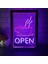 Kırmızı ve Mor 17X23 cm Açık Kahve Fincanı Kafe Bistro Mağaza Çift Renkli LED Neon Burcu Fotoğraf Çerçevesi Yaratıcı Masa Lambası Yatak Odası Masası Ahşap 3D Gece Lambası (Yurt Dışından) 1