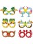 2 Adet Keçe Süsleme 12 Adet Hawaii Aloha Tema Ananas Yengeç Kağıt Gözlük Maskesi Mutlu Tropikal Aloha Hawaii Yaz Doğum Günü Partisi Dekor Çocuklar Hediye (Yurt Dışından) 3