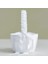 H03 Beyaz Düğün Çiçek Sepeti Ipek Çiçek Kız Sepeti Düğün Dekorasyon Için Düğün Nedime Çiçek Petal Sepeti 20 Cm/6.5 Inç (Yurt Dışından) 2