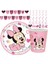 9 Inç 10 Adet Plaka Disney Minnie Mouse Doğum Günü Partisi Malzemeleri Sofra Masa Örtüsü Bardak Plaka Hediye Keseleri Bebek Kızlar Için Mini Bebek Duş Dekorasyonu (Yurt Dışından) 2