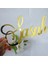 Glitter Altın 20 cm Genişlik Duvar Dekoru Için Kişiselleştirilmiş Herhangi Bir Harf Lazer Kesim Özel Ad Burcu 8 Ila 18 Inç Geniş Bebek Adı Plak Kreş Adı Duvar Sanatı (Yurt Dışından) 1