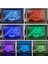 7 Renk 32X22CM Burger & Patates Kızartması Fast Food Açık Bar Çift Renkli LED Neon Burcu Fotoğraf Çerçevesi Yaratıcı Masa Lambası Yatak Odası Masası Ahşap 3D Gece Lambası (Yurt Dışından) 1