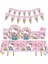 1 Adet Arka Plan Hello Kitty Tema Bebek Duş Kız Parti Malzemeleri Kağıt Bardak Tabak Masa Örtüsü Çocuklar Doğum Günü Partisi Banner Düğün Dekor Balonlar (Yurt Dışından) 3