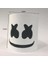 LED Dj Aydınlık Baş Maskesi Gerçekçi Marshmello Maskesi Nefes Kask Maskesi Dayanıklı Karnaval Festivali Cadılar Bayramı Partisi Sahne Cosplay (Yurt Dışından) 4
