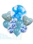 9 Adet Ayı Yıldız Mavi Bebek Duş Kız Erkek Bu Bir Erkek Bu Bir Kız Balon Afiş Cinsiyet Ortaya Doğum Günü Partisi Dekorasyon Çocuklar Oh Bebek Duş Seti Hediyeler (Yurt Dışından) 4