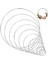 Ahşap Taban 10-30 cm Metal Çelenk Çerçeve Tel Halka Çiçek Çelenk Tutucu Yüzükler Dıy Makrome Çiçek Düğün Dekorasyon Için Dream Catcher (Yurt Dışından) 5