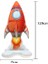 1 Adet Balon 134 cm Ayakta Şişme Astronot Balon 3D Spaceman Folyo Balon Çocuklar Galaxy Dış Uzay Tema Doğum Günü Partisi Dekorasyon Oyuncak (Yurt Dışından) 1