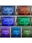 7 Renk 32X22 cm Kahve Mağaza Klasık Çıft Renklı LED Neon Burcu Fotoğraf Çerçevesi Yaratıcı Masa Lambası Yatak Odası Masası Ahşap 3D Gece Lambası (Yurt Dışından) 1