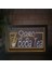 Beyaz ve Sarı 23X17 cm Boba Çay Bo Ba Içecek Cafe Çift Renkli LED Neon Burcu Fotoğraf Çerçevesi Yaratıcı Masa Lambası Yatak Odası Masası Ahşap 3D Gece Lambası (Yurt Dışından) 1