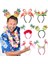 D Hawaii Parti Kafa Bandı Hawaii Flamingo Ananas Hindistan Cevizi Ağacı Hairband Çocuklar Mutlu Yaz Tropikal Aloha Doğum Günü Partisi Dekorları (Yurt Dışından) 1