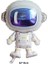 Balon 1.5 M LED Spaceman Astronot Roket Evren Patlama Topu Işık Sting Çocuk Boys Dış Uzay Tema Doğum Günü Partisi Süslemeleri Favor (Yurt Dışından) 2