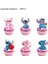 24 Adet Kek Topper Pembe Lilo ve Stitch Tema Parti Malzemeleri Set Mutlu Doğum Günü Banner Kek Topper 3D Balonlar Bebek Duş Çocuk Kız Parti Iyilik (Yurt Dışından) 1