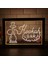 1 Renk Sıcak Renk 32X22 cm Nargile Bar LED Neon Burcu Fotoğraf Çerçevesi Yaratıcı Masa Lambası Yatak Odası Masası Ahşap 3D Gece Lambası (Yurt Dışından) 1