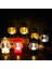 2pcs 01 Pil ile Cadılar Bayramı Küçük Gece Lambası Taşınabilir Kabak Lambası Elektronik Mum Pil ile LED Noel Süsleri Ev Dekorasyonu (Yurt Dışından) 2