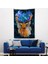 Geyiğin Galaxisi Modern Sanat Duvar Örtüsü - HALISI-5997 2