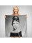 Audrey Hepburn'ün Siyah Bayaz Kanvas Duvar ÖRTÜSÜ-HALISI-5071 1