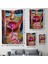 Pop Art Sokak Sanatı Renkli Kadın Dekoratif Duvar Örtüsü - HALISI-6107 3