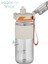 Tkk 600 ml Çift Kullanım Pipetli/rahat Içim Bpa Içermeyen Taşıma Askılı Tritan Su Matarası FFTKK1019-600 2