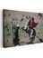 Banksy Napolyon Geçişi Alpler Kanvas Tablosu-5094 2