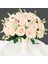 Buket 3 Düğün Buket Gelin Nedime Düğün Aksesuarları Ipek Kurdele Yapay Güller Çiçek Tutan Gelin Mariage Buket Şekerleri (Yurt Dışından) 3