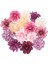 Turuncu 5 Adet 5 Adet Dahlia Yapay Ipek Çiçekler Düğün Ev Dekorasyon Için Kafaları Dıy Çelenk Hediye Kutusu Scrapbooking Craft Sahte Çiçek Kafa (Yurt Dışından) 2
