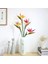 Turuncu Yükseklik 80 cm Yapay Çiçek Cennet Kuşu Düzenleme Sahte Bitki Parti Ipek Strelitzia Reginae Ev Düğün Çiçek Masa Dekor Sahne (Yurt Dışından) 3