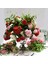 Açık Pembe 36 cm Yapay Sardunya Kırmızı Pembe Çiçekler Bitki Yapay Bitkiler Yapay Çiçek Düğün Bahçe Ev Noel Dekor Için (Yurt Dışından) 5