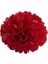 Kırmızı 10 cm 4 Inç 5 Adet 6 ''-12'' Doku Kağıt Ponpon Düğün Dekoratif Kağıt Çiçekler Topu Bebek Duş Doğum Günü Partisi Dekorasyon Kağıt Pom Poms (Yurt Dışından) 1