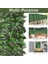 Yeşil Yapraklar 0.5mx0.5m Yapay Sarmaşık Gizlilik Çit 59 "x 98" Yapay Çit Çit Açık Sundurma Yard Balkon Bahçe Için Sahte Sarmaşık Asma Yaprağı Dekorasyon (Yurt Dışından) 1