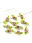Kahverengi 100 Adet 50/100 Adet 2 cm Mini Şerit Güller Yaprak Saten Gül Tomurcukları Kumaş Çiçekler Dıy Düğün Zanaat Malzemeleri Şerit Yay-Düğüm Süslemeleri (Yurt Dışından) 2