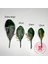 Yeşil Kök 22 cm Yeni Simülasyon Bitkiler Phalaenopsis Yaprağı Dekoratif Çiçekler Yardımcı Malzeme Çiçek Dekorasyon Orkide Yaprakları Mikro Peyzaj (Yurt Dışından) 3
