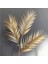L L Yapay Altın Bitkiler Gümüş Palmiye Yaprağı Noel Çelenk Aksesuarları Plastik Çiçek Aranjmanı Malzeme Parti Ev Düğün Dekor (Yurt Dışından) 3