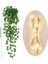 T05-1P 2 P Parlayan Yapay Asılı Bitki 2.9ft Sahte Sarmaşık Asma Yaprakları Duvar Bitki Garland LED Dizeleri ile Ev Bahçe Düğün Için Işık (Yurt Dışından) 1
