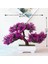 Yeşil Yapay Plastik Bitkiler Bonsai Küçük Ağaç Saksı Sahte Bitki Saksı Çiçek Ev Odası Masa Dekorasyon Bahçe Düzenleme Süsler (Yurt Dışından) 1
