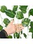 Parthenocissus 3 Adet 2.3m Ipek Yapraklar Sahte Sarmaşık Yeşil Yaprak Sarmaşık Asma 1/2/3m LED Dize Işıklar Dekor Düğün Parti Asılı Çelenk Ev Bahçe Bırakın (Yurt Dışından) 4