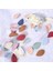 Gül Kırmızı Yapraklar 50 Adet 50/100 Adet Sahte Ağaç Yaprağı Mini Yapay Yapraklar Düğün Ev Dekorasyonu Için Dıy El Yapımı Çelenk Scrapbooking Craft Aksesuarları (Yurt Dışından) 2