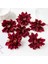 Kırmızı 10 Parça 20PC Yapay Çiçekler Ipek Gerbera Ercik Yılbaşı Gecesi Süslemeleri Ev Düğün Bahçe Gül Kemer Noel Çelenk Broş (Yurt Dışından) 1