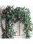 Sl-Ab-D-Pembe Yapay Çiçekler Gül Bitkiler Vinehanging Ipek Garland Yeşil Bitki Ev Bahçe Duvarı Çit Düğün Doğum Günü Dekor 175 CM/69IN (Yurt Dışından) 3
