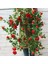 Sl-Ab-D-Pembe Yapay Çiçekler Gül Bitkiler Vinehanging Ipek Garland Yeşil Bitki Ev Bahçe Duvarı Çit Düğün Doğum Günü Dekor 175 CM/69IN (Yurt Dışından) 5